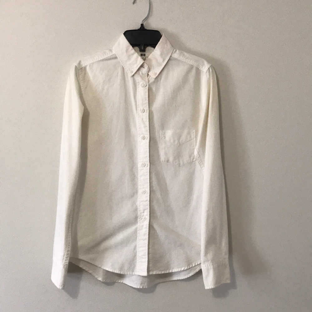 White Cotton Button Down